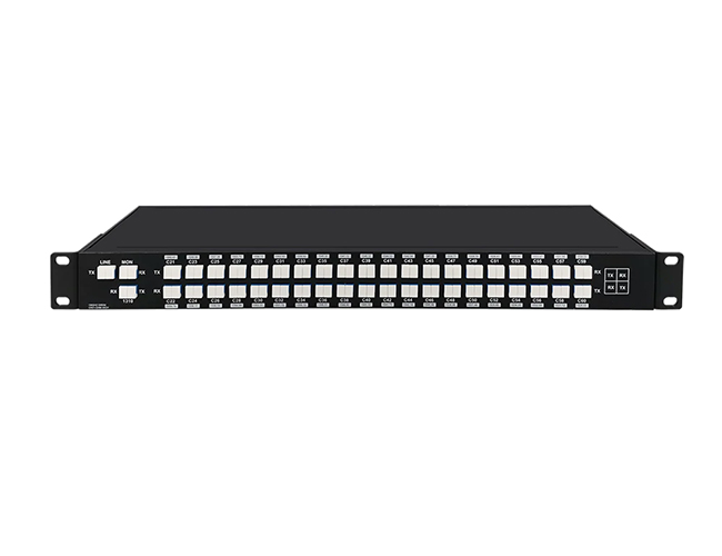 40 channels DWDM MUX DEMUX 1U 19